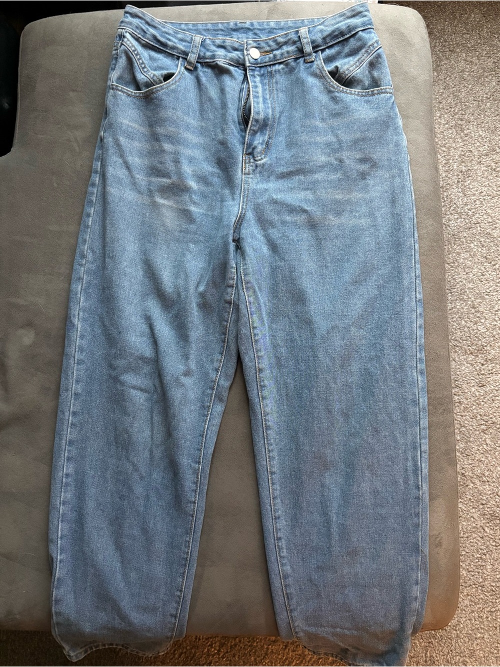 Light Blue Washed Denim Jeans